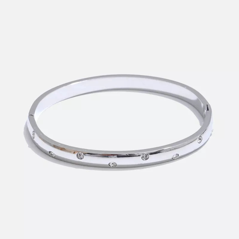 Bracelete Minimalista com Cristais de Zircônia BellaWoman