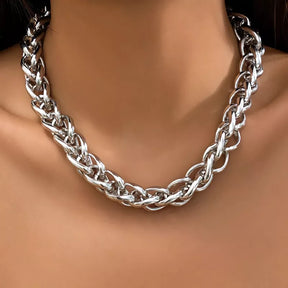 Colar Choker de Corrente Grande BellaWoman