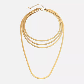 Colar Choker de Malha Quatro Camadas BellaWoman