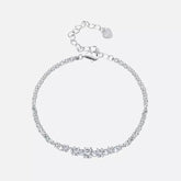 Pulseira de Prata com Pedras de Moissanite BellaWoman